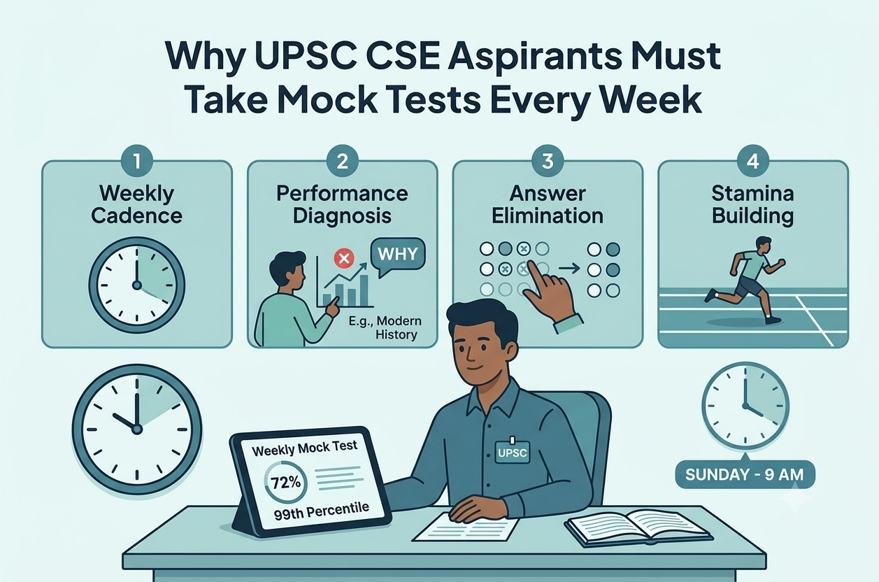 Why UPSC CSE Aspirants Must Take Mock Tests Every Week